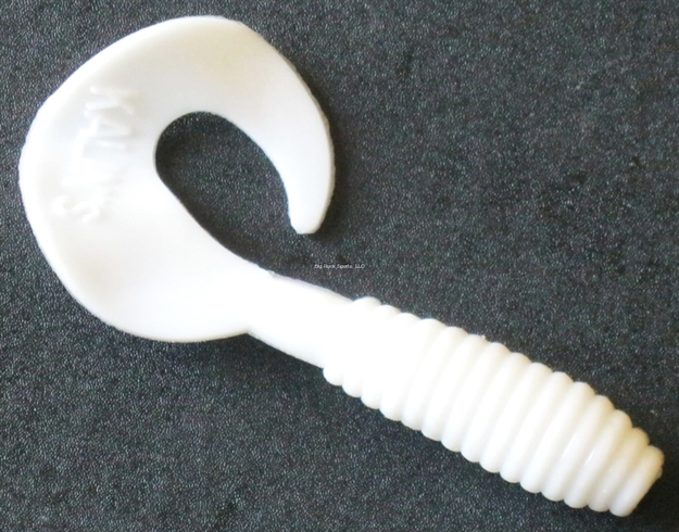 Picture of Kalin Lunker Grub, 3", White, 10/Pack