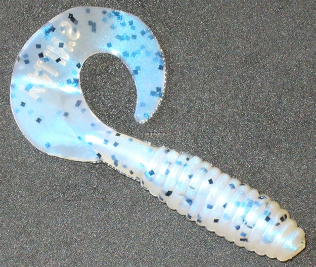 Picture of Kalin Lunker Grub, 5", Blue Peal Salt & Pepper, 10/Pack