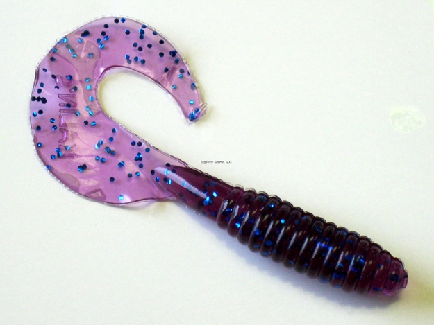 Picture of Kalin Lunker Grub, 5", Electric Blue, 10/Pack