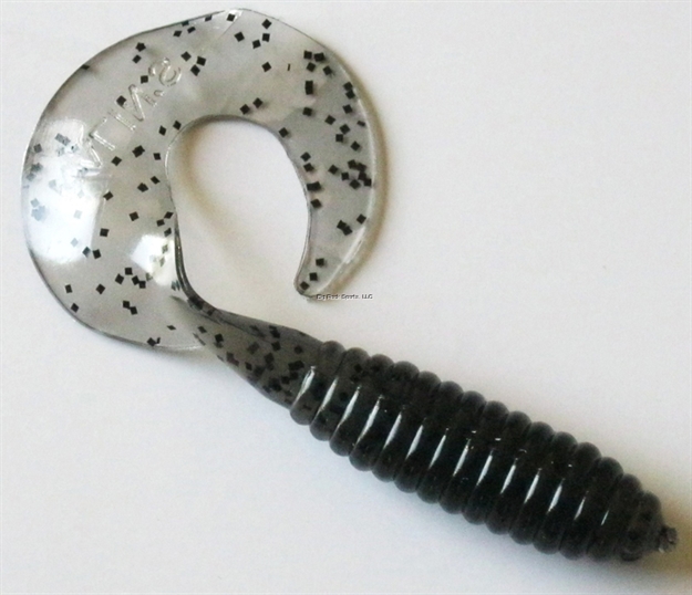 Picture of Kalin Lunker Grub, 5", Smoke Salt & Pepper, 10/Pack