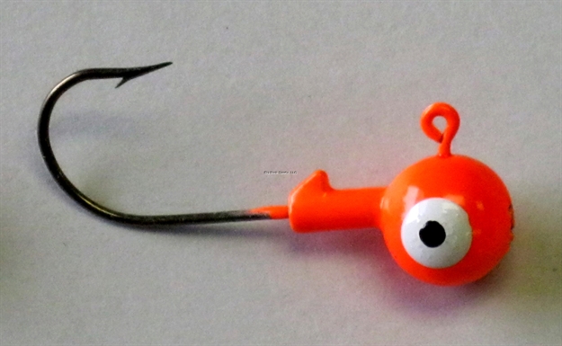 Picture of Kalin Roundhead Jig, 1/4 Oz, SZ 1 Hook, Orange, 10/Pack