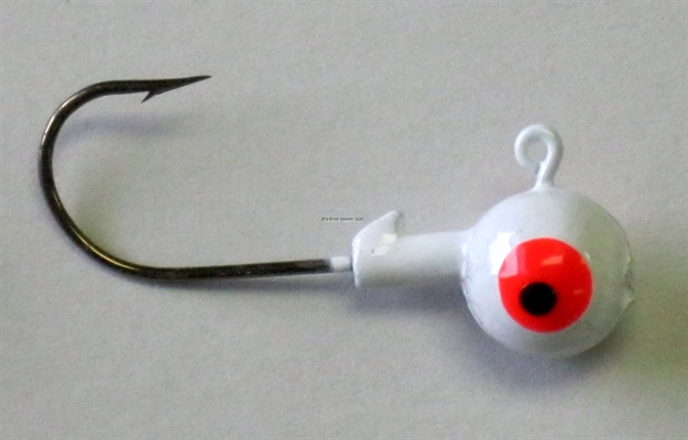 Picture of Kalin Roundhead Jig, 1/8 Oz, SZ 1 Hook, White, 10/Pack