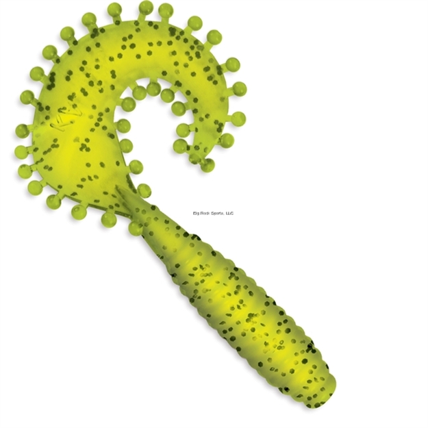 Picture of Kalin Tickle Grub, 3", Chartreusesalt&Pepper, 8Pk