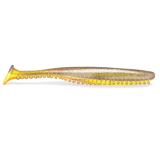 Picture of Kalin Tickle Tail Swimbait, 3.8", Bluegillorangebelly, 8Pk