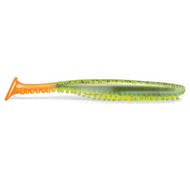 Picture of Kalin Tickle Tail Swimbait, 4.8", Firetiger, 8Pk