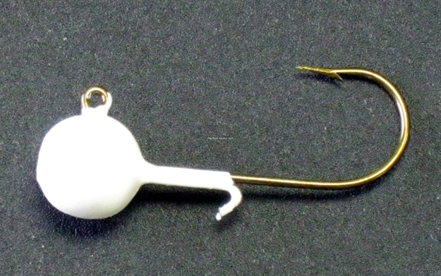 Picture of Kalin Triple Threat Crappie Jighead, 1/8 Oz, White, 10/Pack