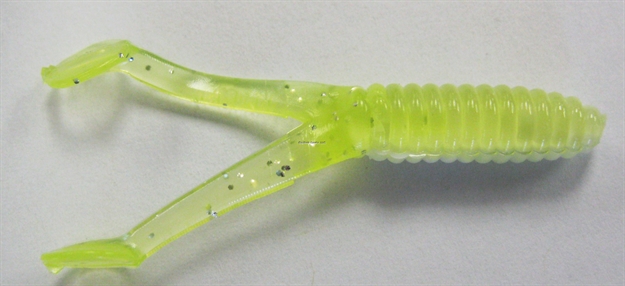 Picture of Kalin Triple Threat Crappie Scrub,Twintail, 1 3/4", Acid Rain, 10/Pack