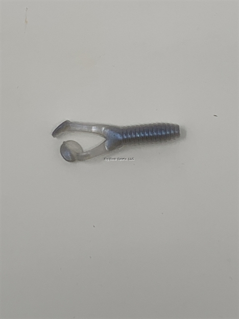 Picture of Kalin Triple Threat Crappie Scrub,Twintail, 1-3/4", Albinoshad, 10Pk