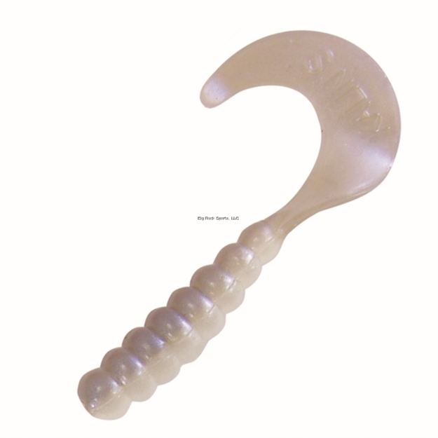 Picture of Kalin Triple Threat Grub , 2", Albino Shad, 10/Pack