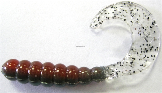 Picture of Kalin Triple Threat Grub , 2", Bleeding Tennessee Shadhad, 10/Pack