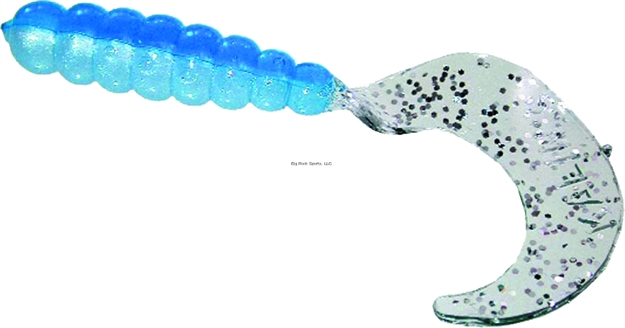 Picture of Kalin Triple Threat Grub , 2", Blue/Sliver, 10/Pack