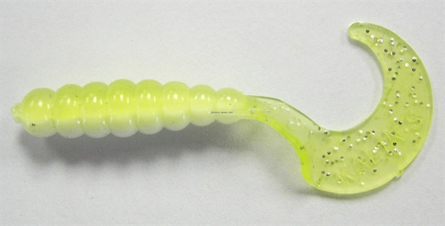 Picture of Kalin Triple Threat Grub , 2", Lemon Meringue, 10/Pack