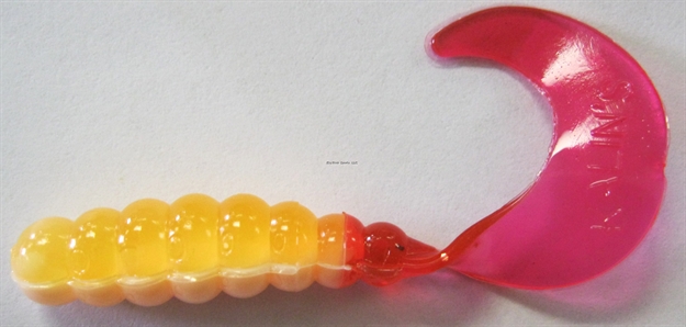 Picture of Kalin Triple Threat Grub, 2", Bad Blood, 10/Pack