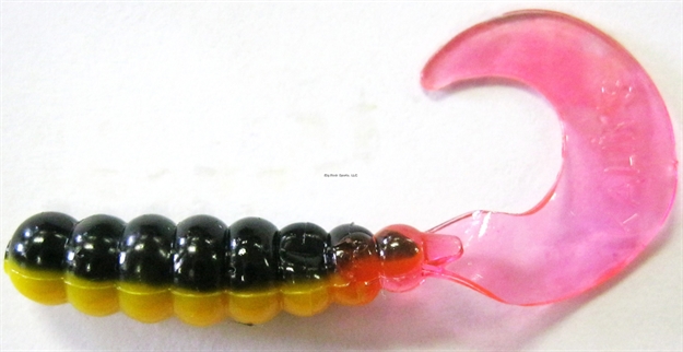 Picture of Kalin Triple Threat Grub, 2", Bumble Bee, 10/Pack