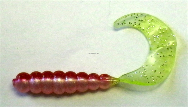 Picture of Kalin Triple Threat Grub, 2", Red Hot Momma, 10/Pack