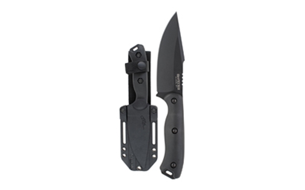Picture of Ka-Bar Knives Becker Black Harpoon 4.5" Fixed W/ Celcon Sheath BK18BK