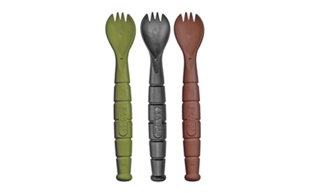 Picture of Ka-Bar Knives Inc Mil-Spec Spork/Knife 3 Pack OD Green/Black/Brown K9909MIL 617717399091