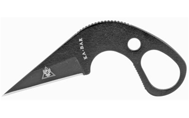 Picture of  Ka-Bar 1478Bp Tdi Law Enforcement 1.63" Fixed Drop Point Plain Black 9Cr18mov SS Blade & Handle, Includes Sheath