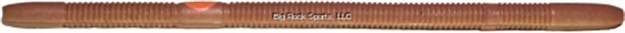 Picture of K&E Bass Stopper Rigged Worm, 5 1/2", 3 Hooks, Natural
