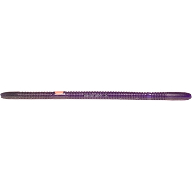 Picture of K&E Bass Stopper Rigged Worm, 5 1/2", 3 Hooks, Purple
