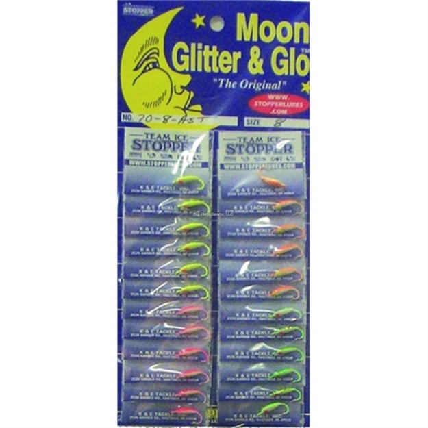 Picture of K&E Glitter Glow Size 8 Assorted 24Cd
