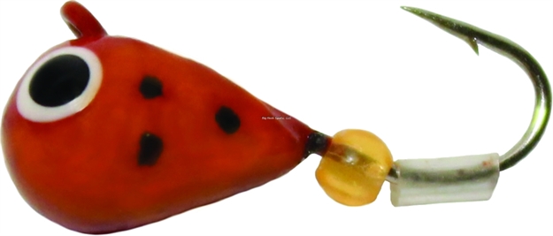 Picture of K&E Pelkie Tungsten Jig Size 12 Yellow Dot