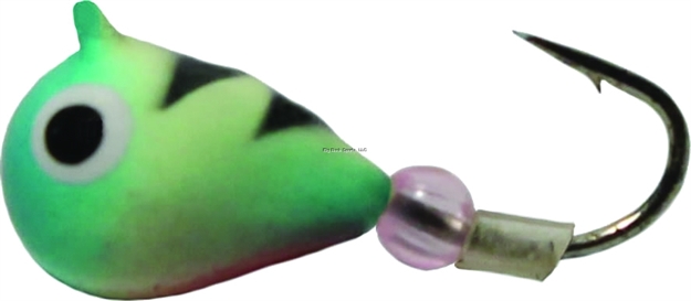 Picture of K&E Pelkie Tungsten Jig Size 8 Blue Glow