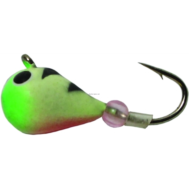 Picture of K&E Pelkie Tungsten Jig Size 8 Green Glow