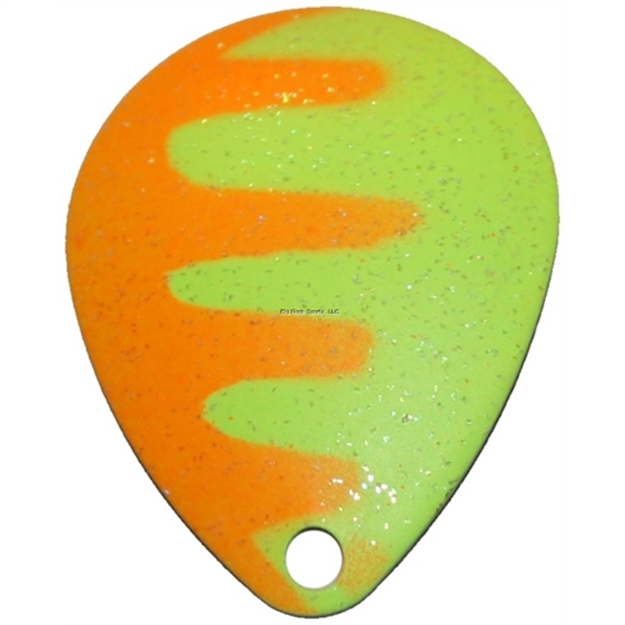 Picture of K&E Tiger Flash Rig 4-1/2' Orange/Chartreuse  12Cd