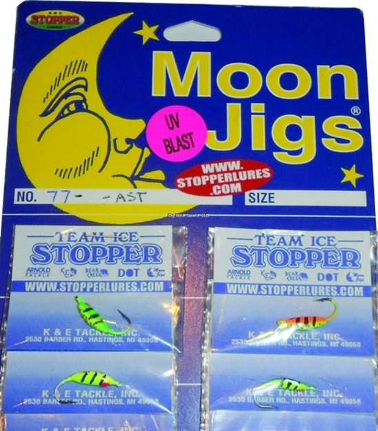 Picture of K&E UV Coated Moon Jigs Size 12 Assorted 24Cd