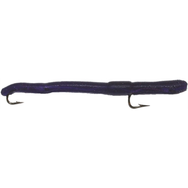 Picture of K&E Worm Rival Rigged Worm, 2 1/2", Purple