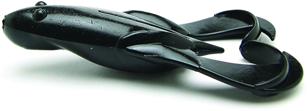 Picture of Keitech Black, 3.5", Topwater Buzzing Frog, 5 Per Pack, Blister Pack, Strong Squid Scent Infused