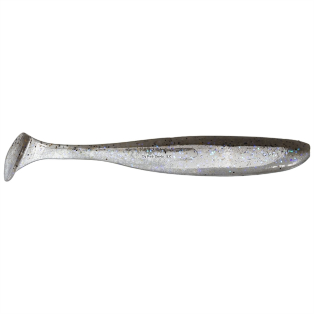 Picture of Keitech Electric Shad, 4", Shad Shaped Paddletail Swimbait, 7 Per Pack, Blister Pack, Strong Squid Scent Infused