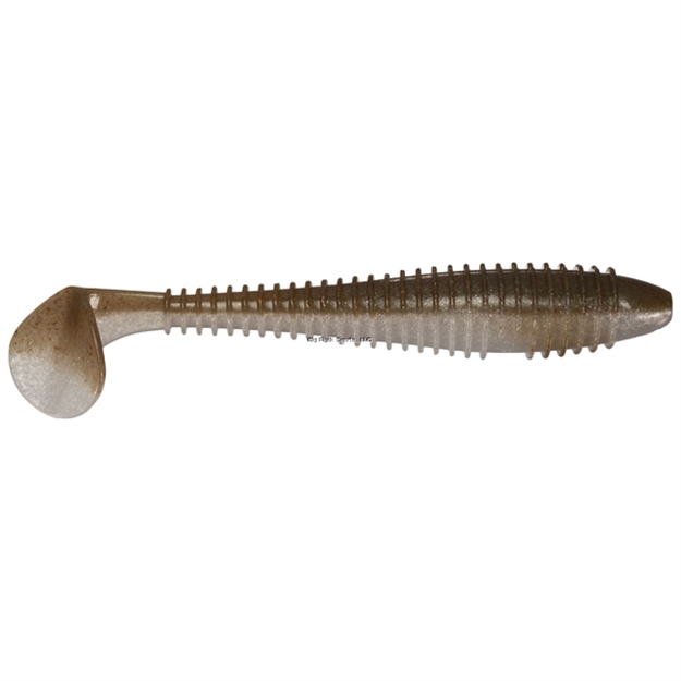 Picture of Keitech Fat Swing Impact, Arkansas Shiner, 2.8", Fat Paddletail Swimbait, 8Pk, Blister Pack, Squid Scent Infused