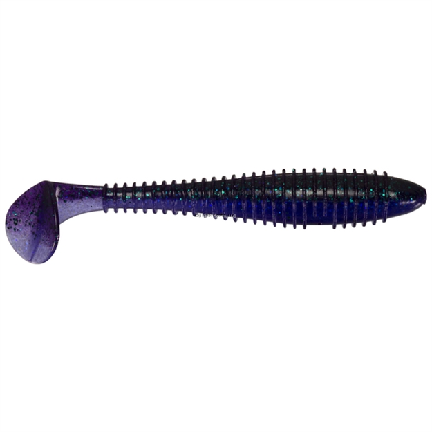 Picture of Keitech Fat Swing Impact, Junebug, 2.8", Fat Paddletail Swimbait, 8Pk, Blister Pack, Squid Scent Infused
