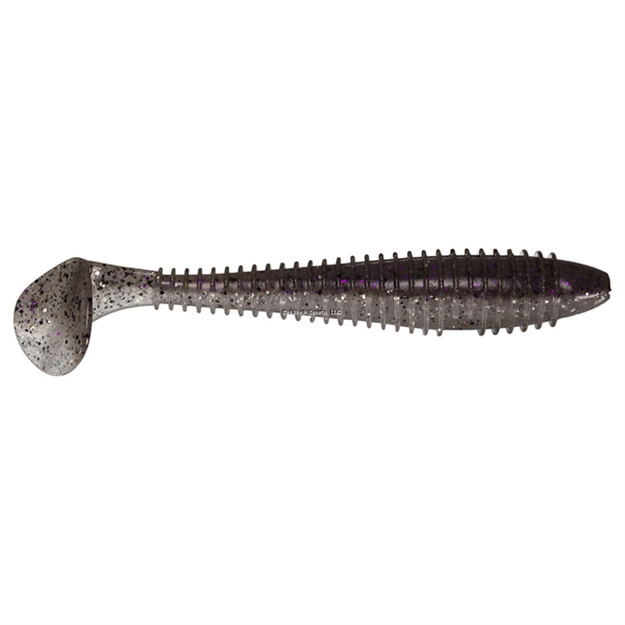 Picture of Keitech Fat Swing Impact, Shad, 3.8", Fat Paddletail Swimbait, 6Pk, Blister Pack, Squid Scent Infused