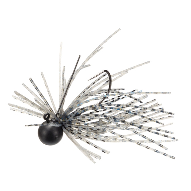 Picture of Keitech Mono Spin Jig, Bluegill Tiger, 1/16Oz, Custom #3 Hook, Mono Guard, Sr40 Skirted Finesse Jig, 1/Bg