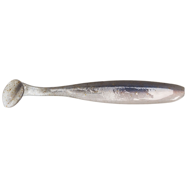 Picture of Keitech Pro Blue Red Pearl, 4", Shad Shaped Paddletail Swimbait, 7 Per Pack, Blister Pack, Strong Squid Scent Infused