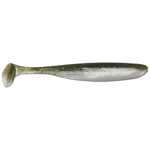 Picture of Keitech Smallmouth Magic, 4", Shad Shaped Paddletail Swimbait, 7 Per Pack, Blister Pack, Strong Squid Scent Infused