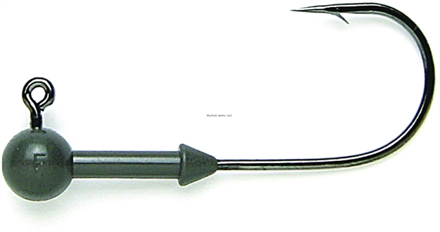 Picture of Keitech Tungsten, 1/16Oz., Custom #1/0 Hook, Super Round Jighead, Gray, 4 Per Bag