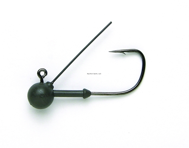 Picture of Keitech Tungsten, 1/8Oz.,  Custom #1/0 Hook, Single Mono Guard Jighead, Gray, 3 Per Bag