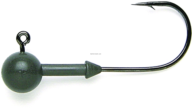 Picture of Keitech Tungsten, 1/8Oz., Custom #1/0 Hook, Super Round Jighead, Gray, 3 Per Bag