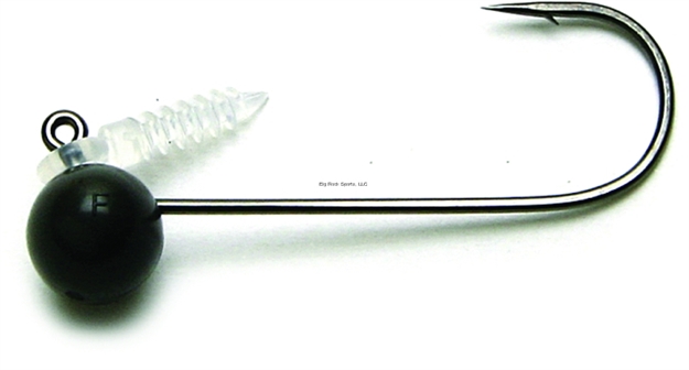 Picture of Keitech Tungsten, 3/16Oz., Custom #2/0 Hook, Shaky Football Jighead, Gray, 3 Per Bag