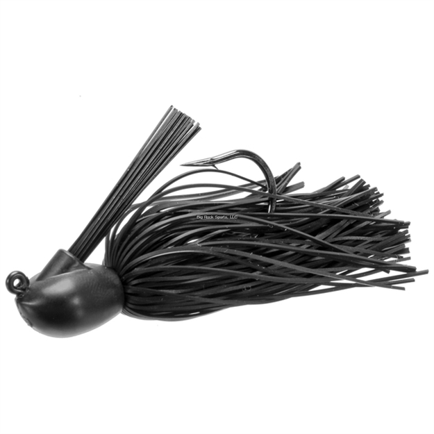 Picture of Keitech Tungsten Model I Casting Jig, Black, 3/8Oz, #2/0 Hook, Hand Glued Fiber Guard, Sr40 Skirt, 1/Bg