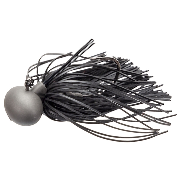 Picture of Keitech Tungsten Model II Football Jig, Black, 1/2Oz, #2/0 Hook, Hand Glued Fiber Guard, Sr40 Skirt, 1/Bg