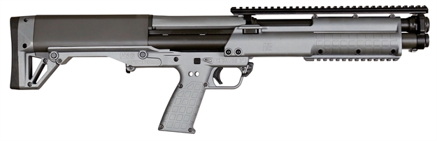 Picture of  Kel-Tec Ksggy Ksg  Sports South Exclusive 12 Gauge 14+1 3" 18.50" Barrel, Exclusive Tactical Gray Fixed Bullpup Stock, Includes Picatinny Rails 640832006094