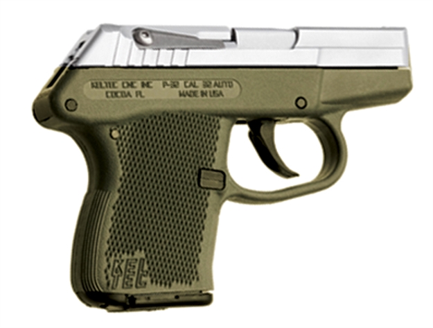 Picture of Kel-Tec P-32 32Acp 2.68"Nkbor/Grn FS    Dao 1/ 7