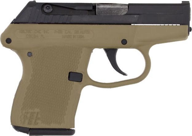 Picture of Kel-Tec P-32 32Acp DA FS 7Sh Blued/Tan Grip P32BTAN 640830017610