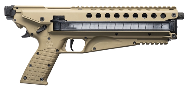 Picture of  Kel-Tec P50tan P50  5.7X28mm 9.60" 50+1 (2), Tan, Polymer Frame, Fiber Optic Sight 640832008838