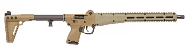 Picture of  Kel-Tec Sub2k9glktan10 Sub2000 Gen3 9Mm Luger 10+1 16.15" Black Steel Threaded Barrel, Tan Picatinny Rail Aluminum Receiver, M-Lok Handguard, Tan Synthetic Folding Stock, Black Polymer Grip 640832009637